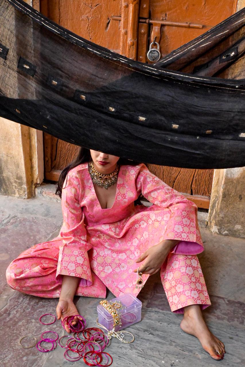 Tana bana farshi salwar suit