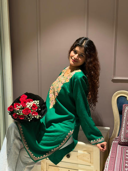 Kashmiri embroidered kurta